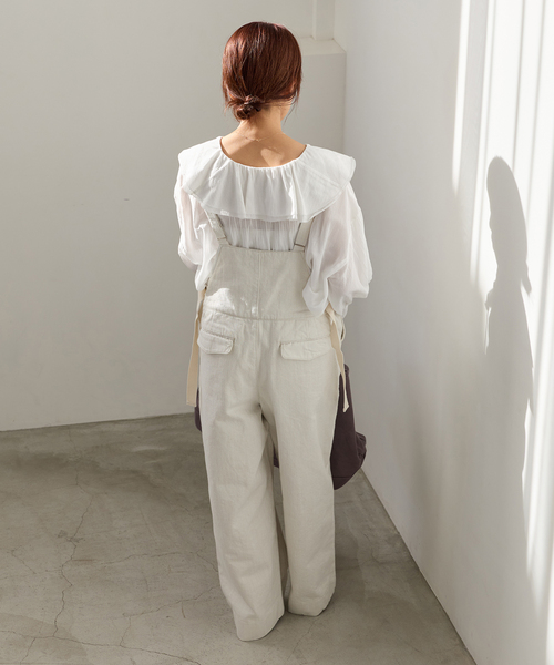 IENA（イエナ）の「フリルピンタックブラウス（シャツ/ブラウス・レディース・ホワイト/イエロー・FREE）」の11枚目の写真