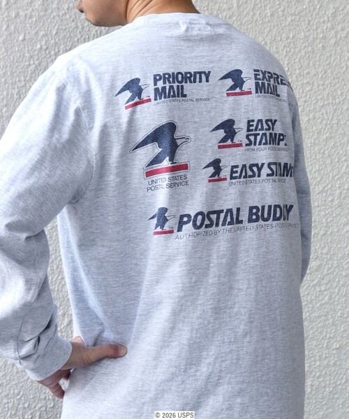 セール】GOOD ROCK SPEED: USPS グラフィック プリント Tシャツ(ロンT