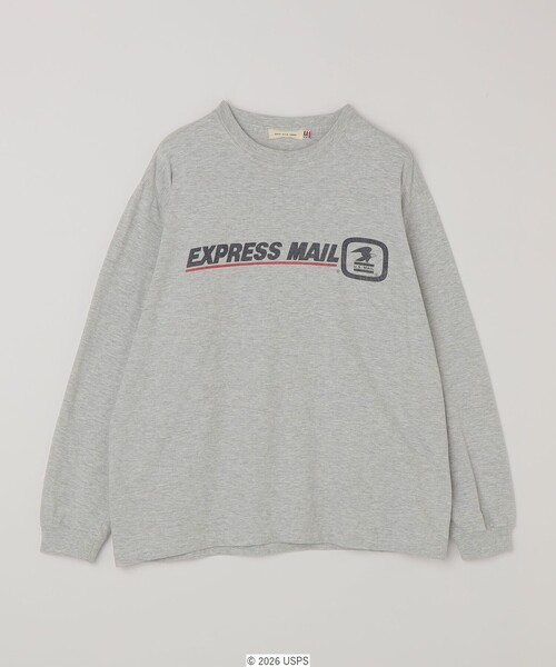 GOOD ROCK SPEED(グッドロックスピード)の「GOOD ROCK SPEED: USPS グラフィック プリント Tシャツ(ロンT)◇(Tシャツ/カットソー・メンズ・ホワイト/グレー・X-LARGE/LARGE/MEDIUM)」の15枚目の写真