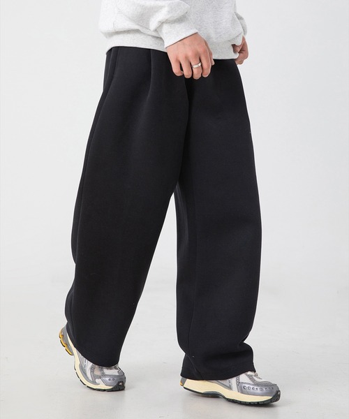 DOUBLE STEAL（ダブルスティール）の「ルーズフィットワイドスウェットパンツ（スウェットパンツ・メンズ・ブラック/杢グレー・X-LARGE/LARGE/MEDIUM/SMALL）」の7枚目の写真