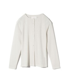 MIDIUMISOLID for Ladies クルーネックロングカーディガン