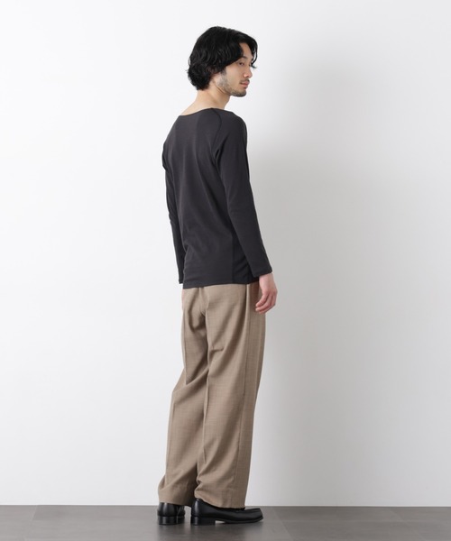 NANO universe(ナノユニバース)の「Anti Soaked(R)Plus インナーTシャツ 長袖(Tシャツ/カットソー・メンズ・ブラック/ホワイト・L/M/XL)」の17枚目の写真