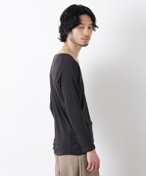 NANO universe(ナノユニバース)の「Anti Soaked(R)Plus インナーTシャツ 長袖(Tシャツ/カットソー・メンズ・ブラック/ホワイト・L/M/XL)」の12枚目の写真
