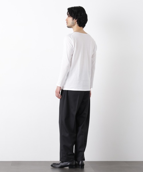 NANO universe(ナノユニバース)の「Anti Soaked(R)Plus インナーTシャツ 長袖(Tシャツ/カットソー・メンズ・ブラック/ホワイト・L/M/XL)」の10枚目の写真