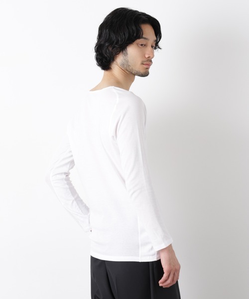 NANO universe(ナノユニバース)の「Anti Soaked(R)Plus インナーTシャツ 長袖(Tシャツ/カットソー・メンズ・ブラック/ホワイト・L/M/XL)」の5枚目の写真