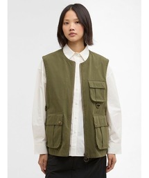 Barbour（バブアー）の「Gwenピーチスキン ベスト（レディース）（ベスト）」