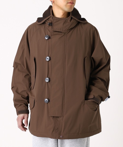 DAIWA PIER39(ダイワピア39)の「WINDSTOPPER FLIGHT PARKA BJ-11026(Tシャツ/カットソー・メンズ・ブラック/ブラウン・X-LARGE/LARGE/MEDIUM/SMALL)」の2枚目の写真