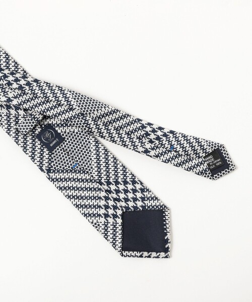 BEAMS F（ビームスエフ）の「シルク グレンプレイド柄 ネクタイ（ネクタイ・メンズ・ネイビー/グレー・ONE SIZE）」の6枚目の写真
