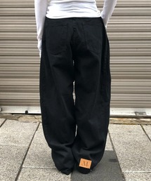 MUCENT（ムセント）の「【日本未発売/WEB限定】MUCENT(ムセント)/ユニセックス サイドピンタック スナップ ワイド コットン パンツ/ONEIL SIDE PINTUCK WIDE COTTON PANTS UNISEX（その他パンツ）」