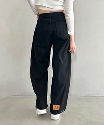 MUCENT（ムセント）の「【日本未発売/WEB限定】MUCENT(ムセント)/ユニセックス サイドピンタック スナップ ワイド コットン パンツ/ONEIL SIDE PINTUCK WIDE COTTON PANTS UNISEX（その他パンツ）」