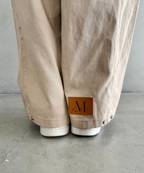 MUCENT(ムセント)の「【日本未発売/WEB限定】MUCENT(ムセント)/ユニセックス サイドピンタック スナップ ワイド コットン パンツ/ONEIL SIDE PINTUCK WIDE COTTON PANTS UNISEX(その他パンツ・レディース・ベージュ/ホワイト/ブラック・M/L)」の19枚目の写真