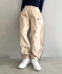MUCENT（ムセント）の「【日本未発売/WEB限定】MUCENT(ムセント)/ユニセックス サイドピンタック スナップ ワイド コットン パンツ/ONEIL SIDE PINTUCK WIDE COTTON PANTS UNISEX（その他パンツ）」