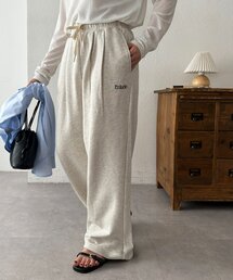 DISCOAT（ディスコート）の「【Enlude】ワンポイント刺繍バレルスウェットパンツ《ユニセックス》（スウェットパンツ）」