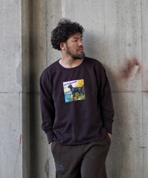 NATAL DESIGN（ネイタルデザイン）の「BRUSHED COTTON LONG SLEEVE CREW "Lil Guardian"（スウェット）」