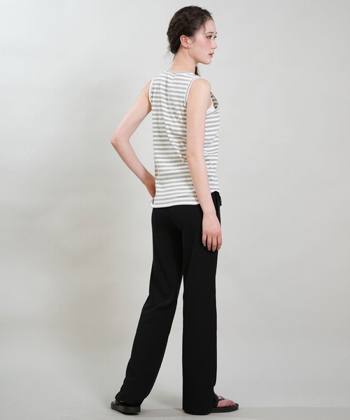 RIKKA FEMME（リッカファム）の「RIKKA FEMME/リッカファム ロングパンツ リブパンツ フレア RF6S-3105（その他パンツ・レディース・ブラック/パープル/イエロー/カーキ・FREE）」の9枚目の写真