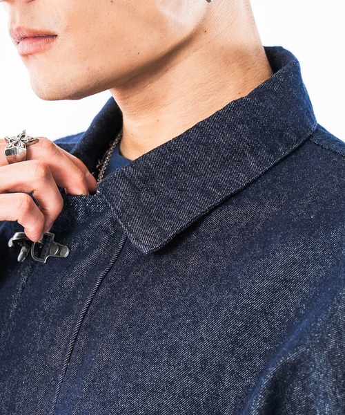 SHORT ROUND(ショートラウンド)の「SHORT ROUND/ファイヤーマンジャケット(ブルゾン・メンズ・グレー/ブラック・LARGE/MEDIUM)」の12枚目の写真