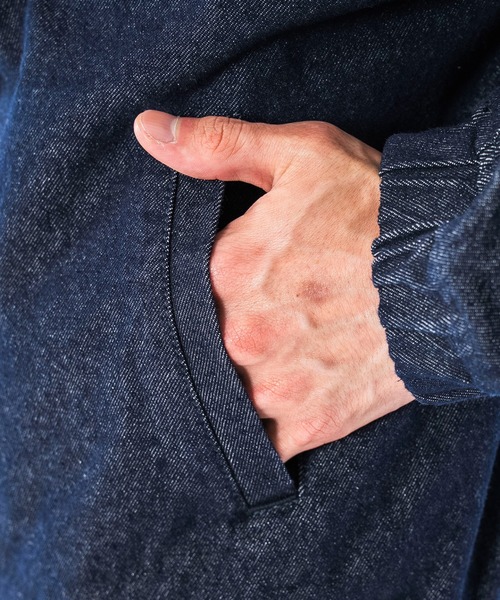 SHORT ROUND(ショートラウンド)の「SHORT ROUND/ファイヤーマンジャケット(ブルゾン・メンズ・グレー/ブラック・LARGE/MEDIUM)」の16枚目の写真