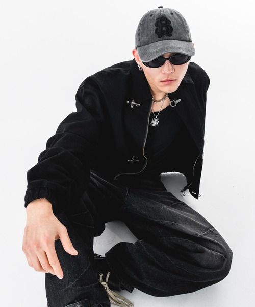 SHORT ROUND(ショートラウンド)の「SHORT ROUND/ファイヤーマンジャケット(ブルゾン・メンズ・グレー/ブラック・LARGE/MEDIUM)」の21枚目の写真
