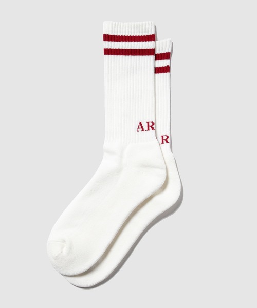 AMERICAN RAG CIE(アメリカンラグシー)の「【AMERICAN RAG CIE】 Wラインソックス 25~27cm(ユニセックス)(ソックス/靴下・メンズ・ブラック/レッド・FREE)」の12枚目の写真