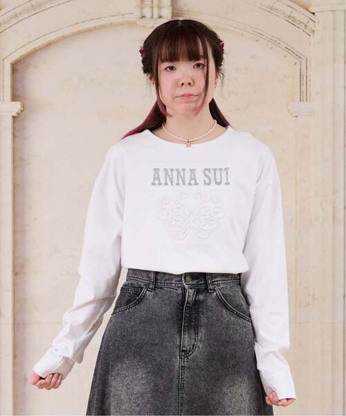 【新品】　アナスイミニ　Tシャツ　長袖 ANNA SUI mini｜アナスイ・ミニのTシャツ/カットソー（長袖）通販