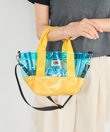 FRUIT OF THE LOOM × FREAK'S STORE/フルーツオブザルーム 別注 クリア ミニトートバッグ/PVCトートバッグ