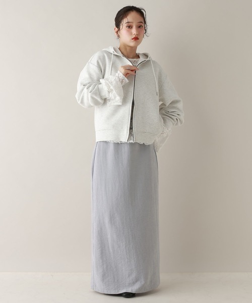 RAGEBLUE（レイジブルー）の「シャイニーIラインスカート（スカート・レディース・ホワイト/ブラック/ブルー・FREE）」の8枚目の写真