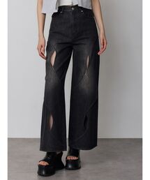 MURUA | カーブカットワークデニム(デニムパンツ)