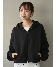 emmi（エミ）の「eco emmiロゴジップアップフーディー/UVカット（スウェット）」