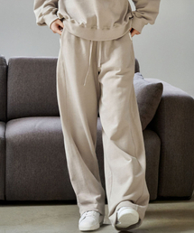 MALOUPE（マロップ）の「2305 ピグメントバレルフィットスウェットパンツ（ベージュ）（スウェットパンツ）」