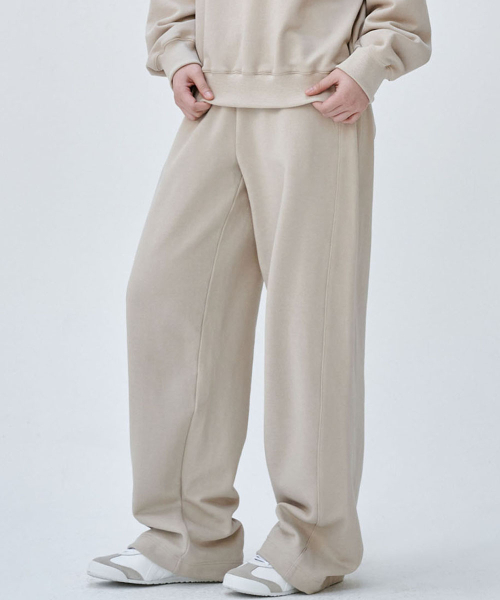 MALOUPE（マロップ）の「2305 ピグメントバレルフィットスウェットパンツ（ベージュ）（スウェットパンツ・レディース・その他・SMALL/MEDIUM）」の5枚目の写真