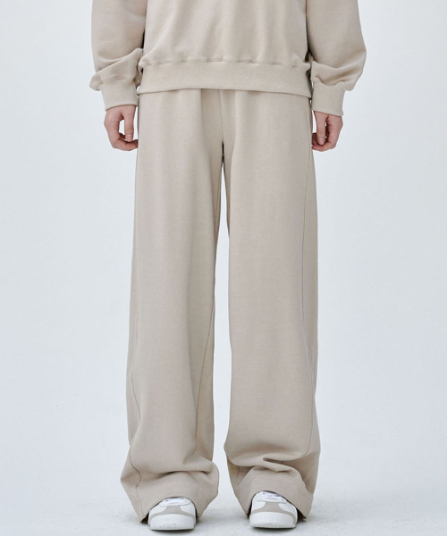 MALOUPE（マロップ）の「2305 ピグメントバレルフィットスウェットパンツ（ベージュ）（スウェットパンツ・レディース・その他・SMALL/MEDIUM）」の6枚目の写真