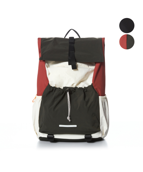 RAWROW（ロウロウ）の「ストリングロールトップバックパック773 [2色]（バックパック/リュック・レディース・ブラック/ブラックミックス・FREE）」の11枚目の写真
