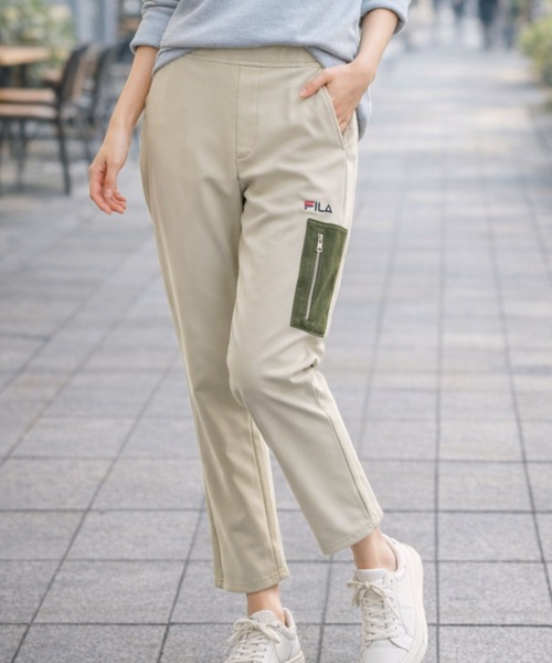 FILA(フィラ)の「FILA UVあったかイージーパンツ(その他パンツ・レディース・ブラック/カーキ/チャコールグレー/モカ/ベージュ・MEDIUM/LARGE/LL/3L)」の4枚目の写真