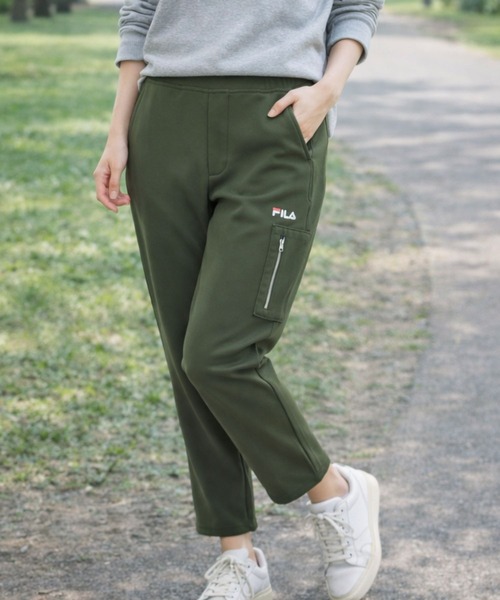 FILA(フィラ)の「FILA UVあったかイージーパンツ(その他パンツ・レディース・ブラック/カーキ/チャコールグレー/モカ/ベージュ・MEDIUM/LARGE/LL/3L)」の5枚目の写真