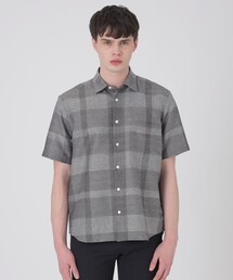 セール】【BLACK lab.】ハイストレッチトリコットチェックシャツ