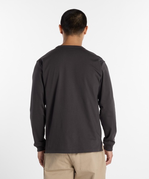 NEW BALANCE(ニューバランス)の「大谷翔平シグネチャーヘビーオンス長袖Tシャツ(Tシャツ/カットソー・メンズ・スミクロ/オフホワイト/サックスブルー・SMALL/MEDIUM/LARGE/X-LARGE/XX-LARGE/XXX-LARGE)」の12枚目の写真