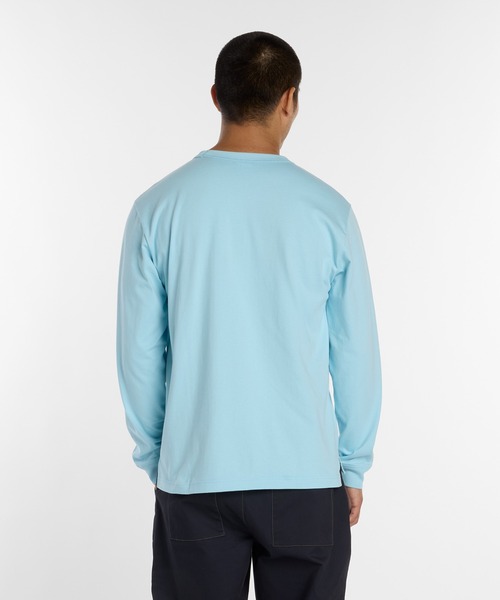 NEW BALANCE(ニューバランス)の「大谷翔平シグネチャーヘビーオンス長袖Tシャツ(Tシャツ/カットソー・メンズ・スミクロ/オフホワイト/サックスブルー・SMALL/MEDIUM/LARGE/X-LARGE/XX-LARGE/XXX-LARGE)」の18枚目の写真