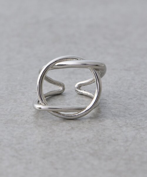 Kastane（カスタネ）の「【fiw.】ダブルホールリング（リング・レディース・シルバー・FREE）」の7枚目の写真