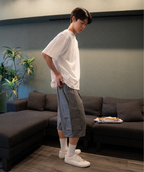 bashful base Oriental(バッシュフルベースオリエンタル)の「【bbO】マルチフェイスハートT(Tシャツ/カットソー・メンズ・ブラック/ホワイト/ライトグリーン・SMALL/MEDIUM/LARGE)」の12枚目の写真