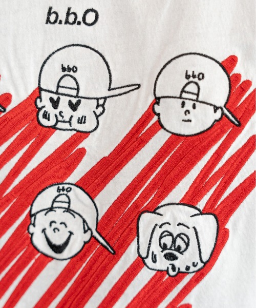 bashful base Oriental(バッシュフルベースオリエンタル)の「【bbO】マルチフェイスハートT(Tシャツ/カットソー・メンズ・ブラック/ホワイト/ライトグリーン・SMALL/MEDIUM/LARGE)」の18枚目の写真