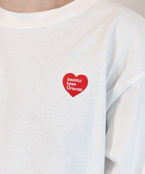 bashful base Oriental(バッシュフルベースオリエンタル)の「【bbO】マルチフェイスハートT(Tシャツ/カットソー・メンズ・ブラック/ホワイト/ライトグリーン・SMALL/MEDIUM/LARGE)」の15枚目の写真