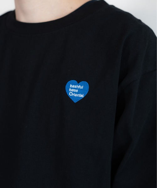 bashful base Oriental(バッシュフルベースオリエンタル)の「【bbO】マルチフェイスハートT(Tシャツ/カットソー・メンズ・ブラック/ホワイト/ライトグリーン・SMALL/MEDIUM/LARGE)」の22枚目の写真