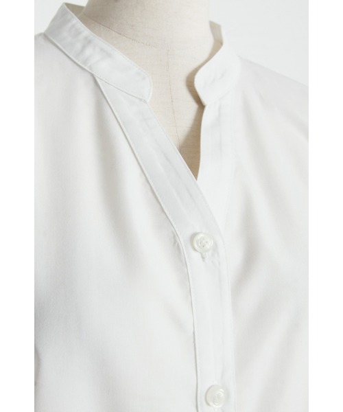 ARVELLIA(アルベリア)の「AIRY SLEELVE SHIRT(シャツ/ブラウス・レディース・ホワイト/ブラック・M)」の18枚目の写真