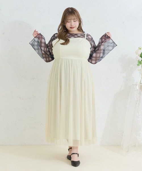 Louiosy(ルオシー)の「【Louiosy】【大きいサイズ】アソートメローシアートップス(シャツ/ブラウス・レディース・イエロー系その他/ブルー系その他/ブラック/ブラック系その他/オフホワイト・X-LARGE/4L/3L)」の6枚目の写真