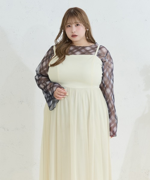 Louiosy(ルオシー)の「【Louiosy】【大きいサイズ】アソートメローシアートップス(シャツ/ブラウス・レディース・イエロー系その他/ブルー系その他/ブラック/ブラック系その他/オフホワイト・X-LARGE/4L/3L)」の13枚目の写真