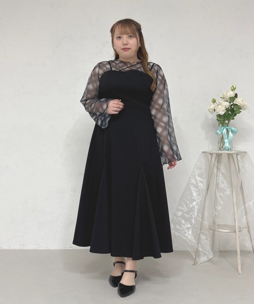 Louiosy(ルオシー)の「【Louiosy】【大きいサイズ】アソートメローシアートップス(シャツ/ブラウス・レディース・イエロー系その他/ブルー系その他/ブラック/ブラック系その他/オフホワイト・X-LARGE/4L/3L)」の22枚目の写真