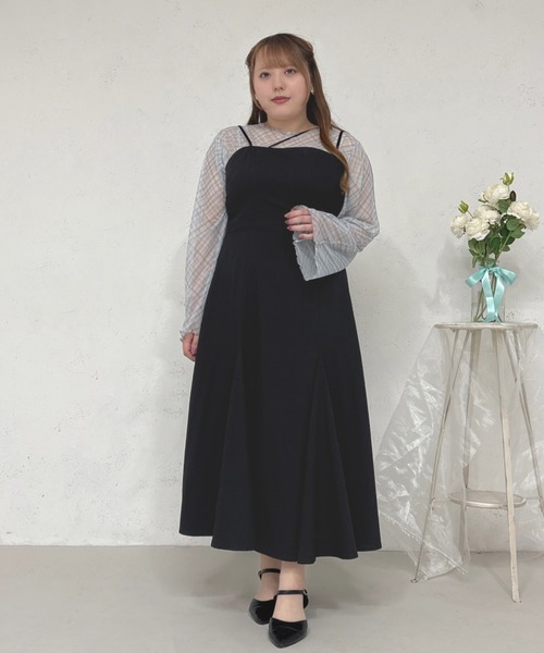 Louiosy(ルオシー)の「【Louiosy】【大きいサイズ】アソートメローシアートップス(シャツ/ブラウス・レディース・イエロー系その他/ブルー系その他/ブラック/ブラック系その他/オフホワイト・X-LARGE/4L/3L)」の18枚目の写真