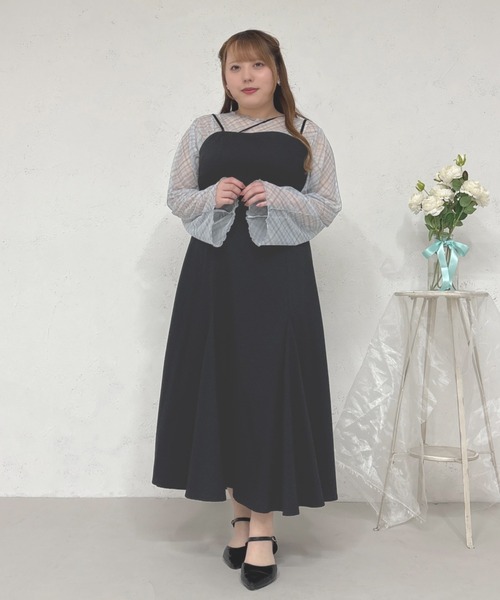 Louiosy(ルオシー)の「【Louiosy】【大きいサイズ】アソートメローシアートップス(シャツ/ブラウス・レディース・イエロー系その他/ブルー系その他/ブラック/ブラック系その他/オフホワイト・X-LARGE/4L/3L)」の19枚目の写真