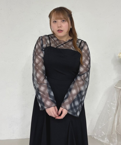 Louiosy(ルオシー)の「【Louiosy】【大きいサイズ】アソートメローシアートップス(シャツ/ブラウス・レディース・イエロー系その他/ブルー系その他/ブラック/ブラック系その他/オフホワイト・X-LARGE/4L/3L)」の15枚目の写真