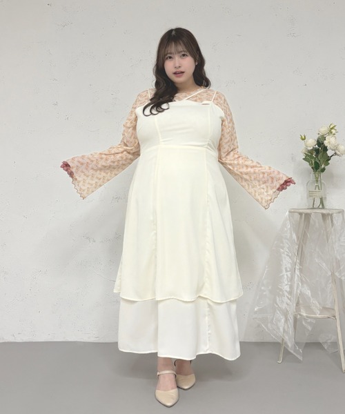 Louiosy(ルオシー)の「【Louiosy】【大きいサイズ】アソートメローシアートップス(シャツ/ブラウス・レディース・イエロー系その他/ブルー系その他/ブラック/ブラック系その他/オフホワイト・X-LARGE/4L/3L)」の8枚目の写真